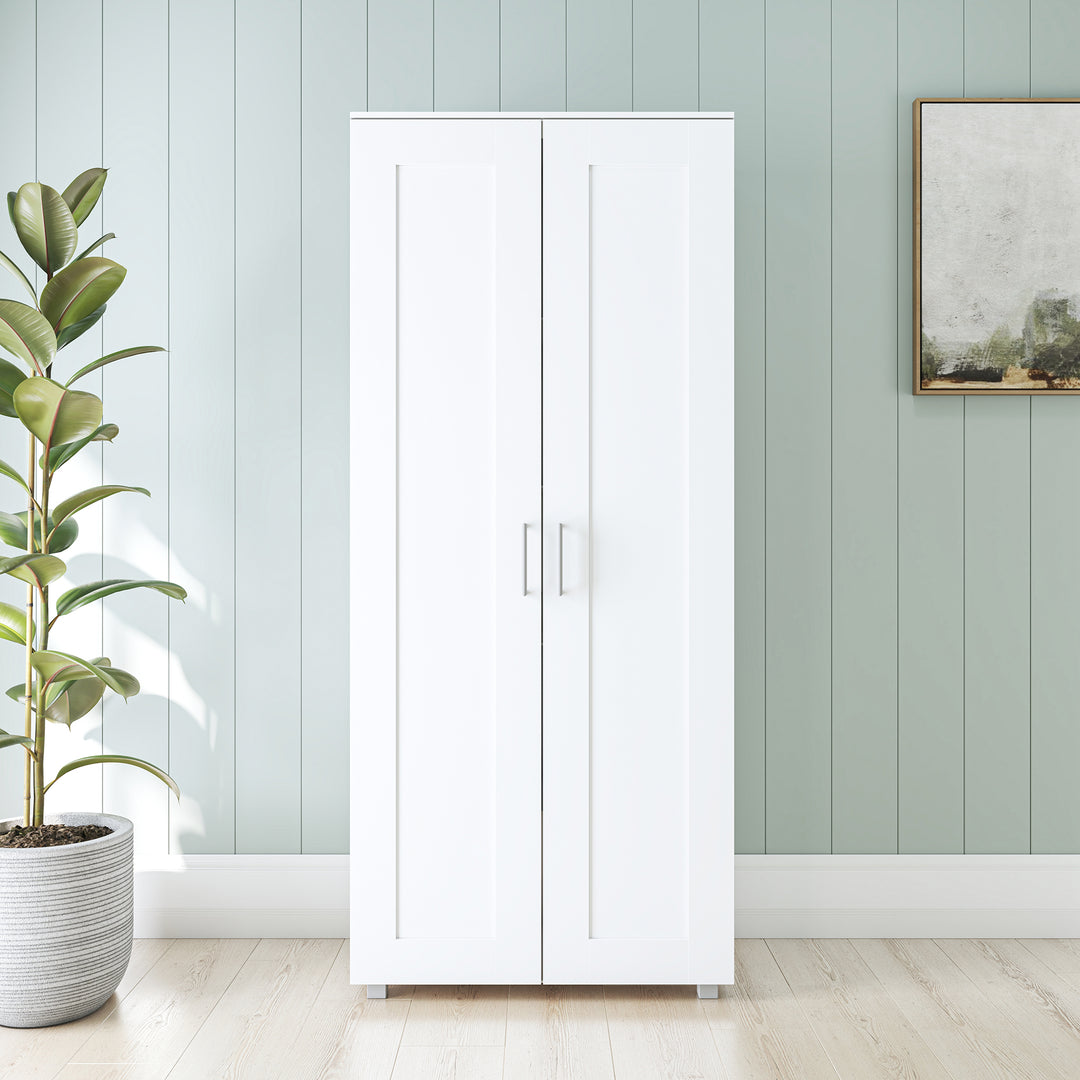 Storage Cupboard White