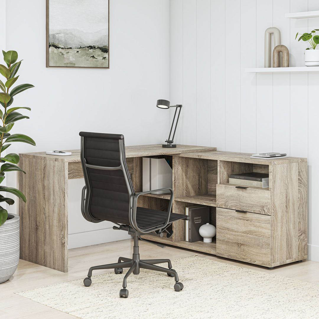 Home Executive Desk Oak