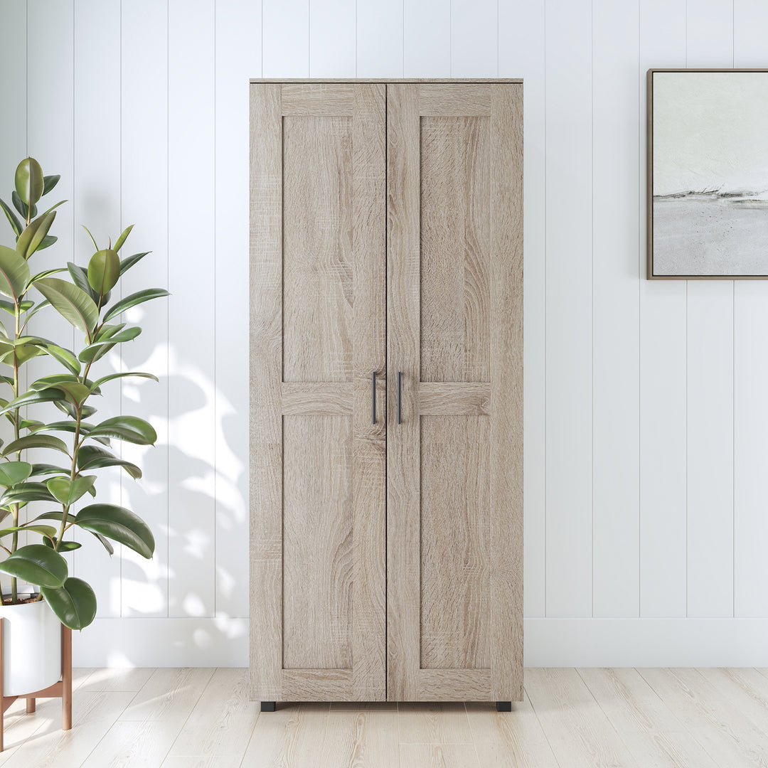 Montreal 2 Door Multi Shelves Storage Tall Cupboard