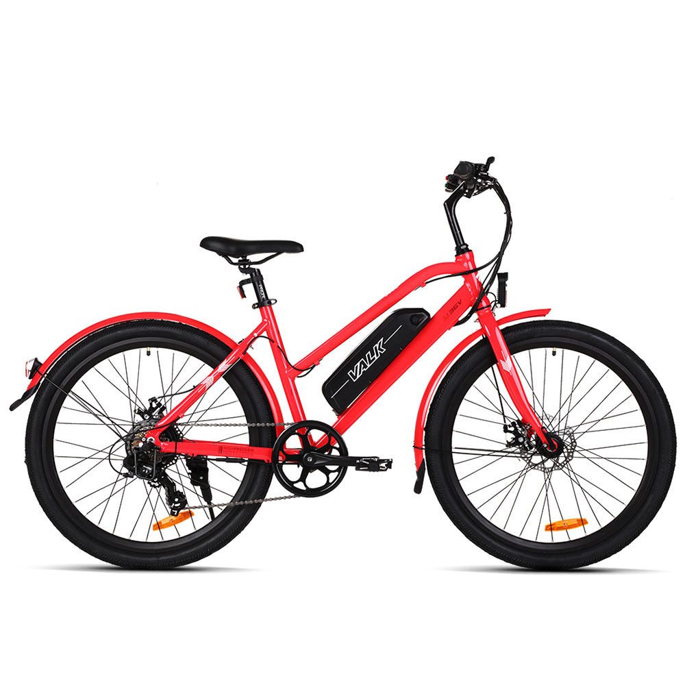 VALK Electric Bicycle For Women Motorized Battery 36V 250W