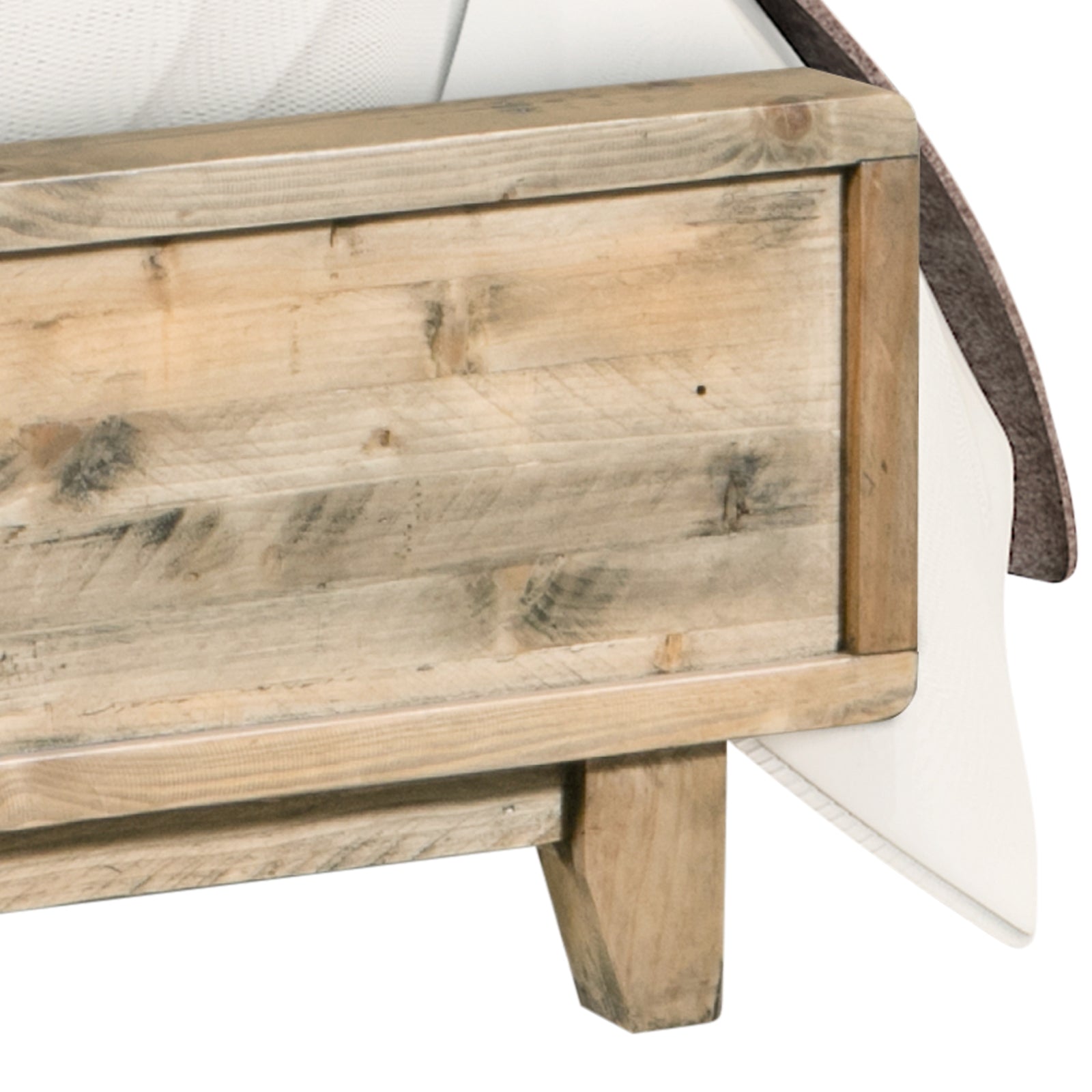 King Size Bed Frame - Rustic Charm, Modern Design Solid Pine