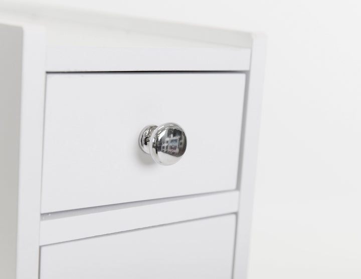 Bathroom Utility Storage Cabinet Caddy White