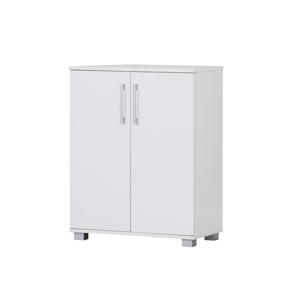 Multi-Purpose Cupboard 2 Door Multi Shelves Low Style