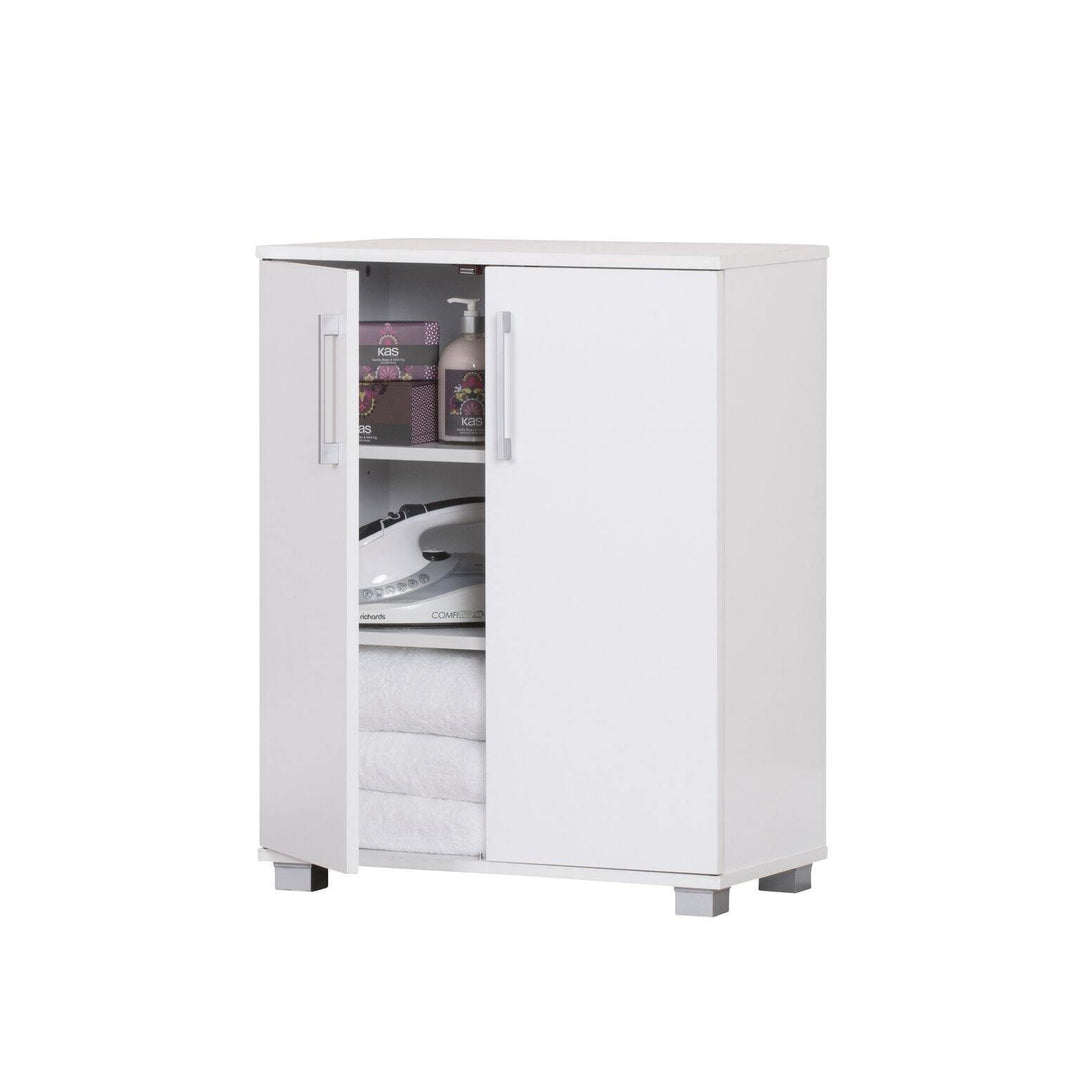 Multi-Purpose Cupboard 2 Door Multi Shelves Low Style