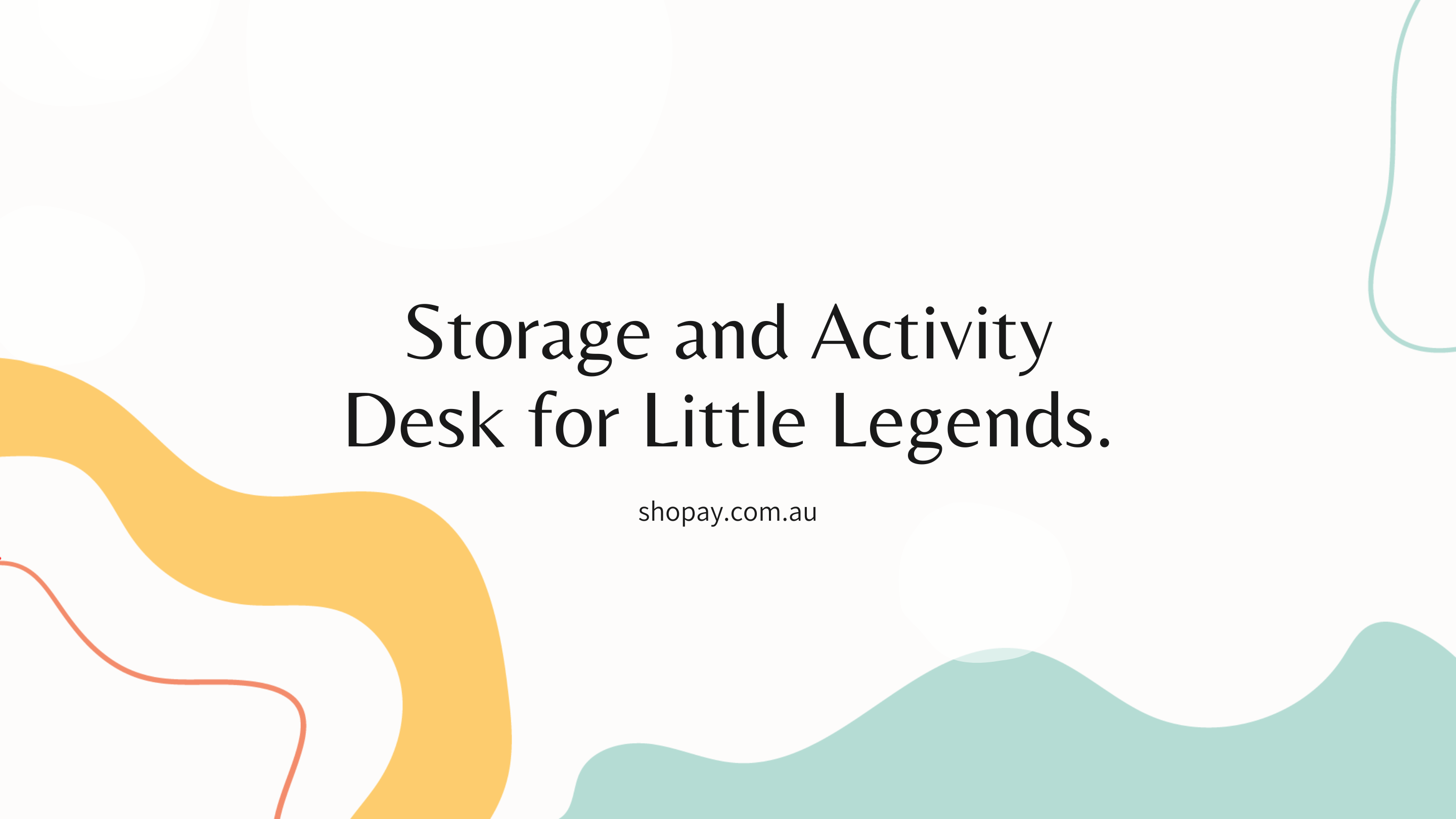 Kids Storage and Activity Desk Blog Post