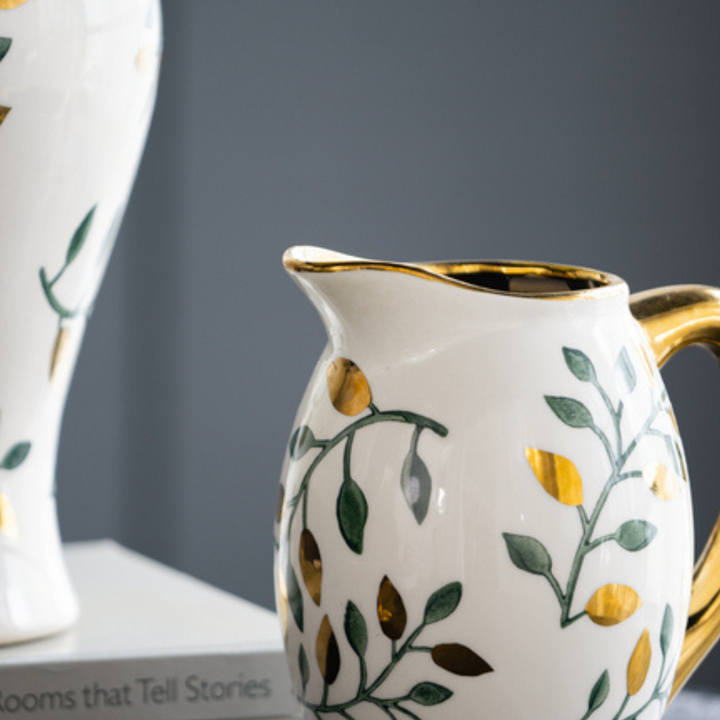 Botanical Decorative Jug 21.5cms tall