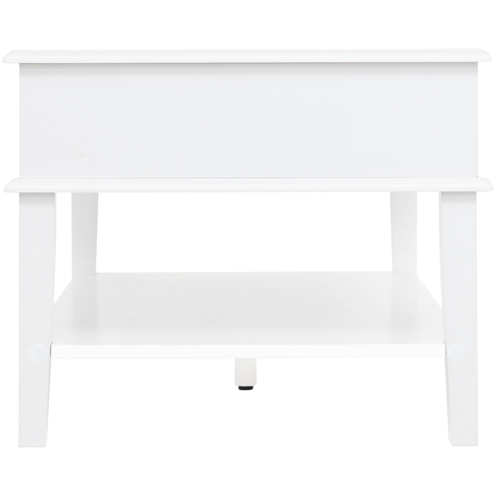 Chloe 2 Drawer 1 Shelf Coffee Table - White