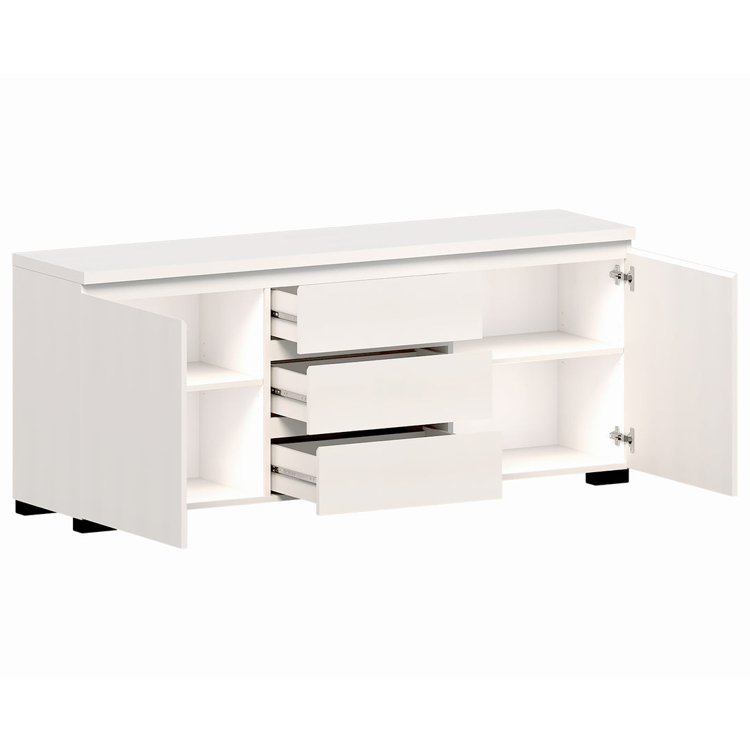 Elara 2 Door 3 Drawer Buffet - White