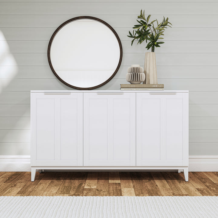 Tenley 3 Door Sideboard Cupboard - White