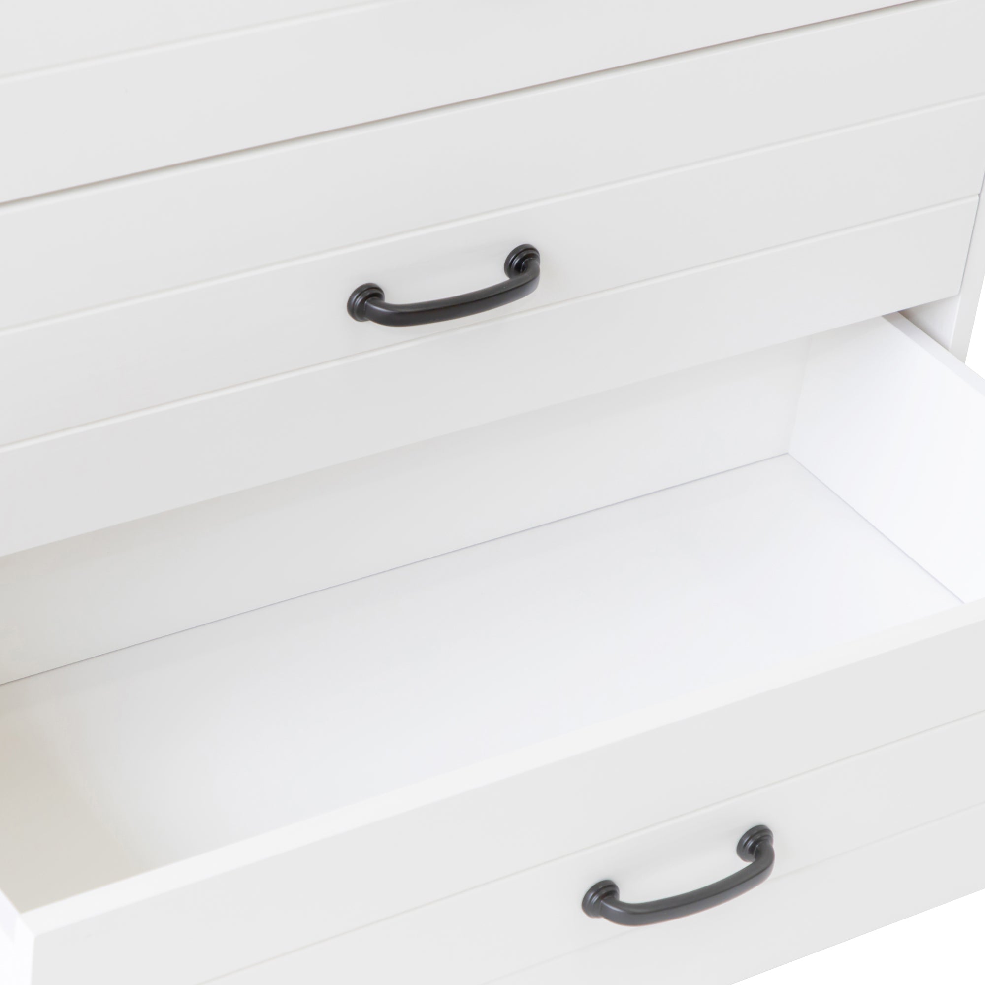 Hamptons 5 drawer Chest - White