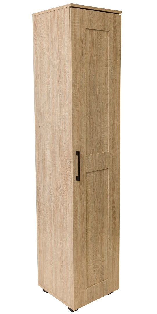 Montreal Cupboard Single Door Tall - Light Sonoma Oak