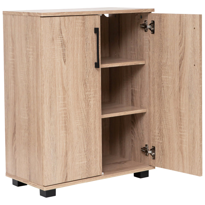 a Light Sonoma Oak Multi-Purpose Cupboard 2 Door  Low Style 