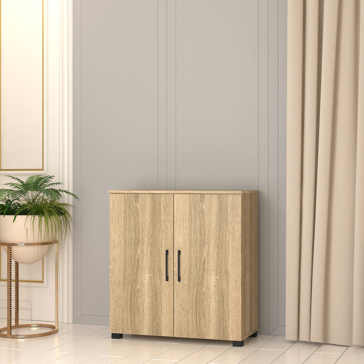  a Light Sonoma Oak Multi-Purpose Cupboard 2 Door  Low Style 