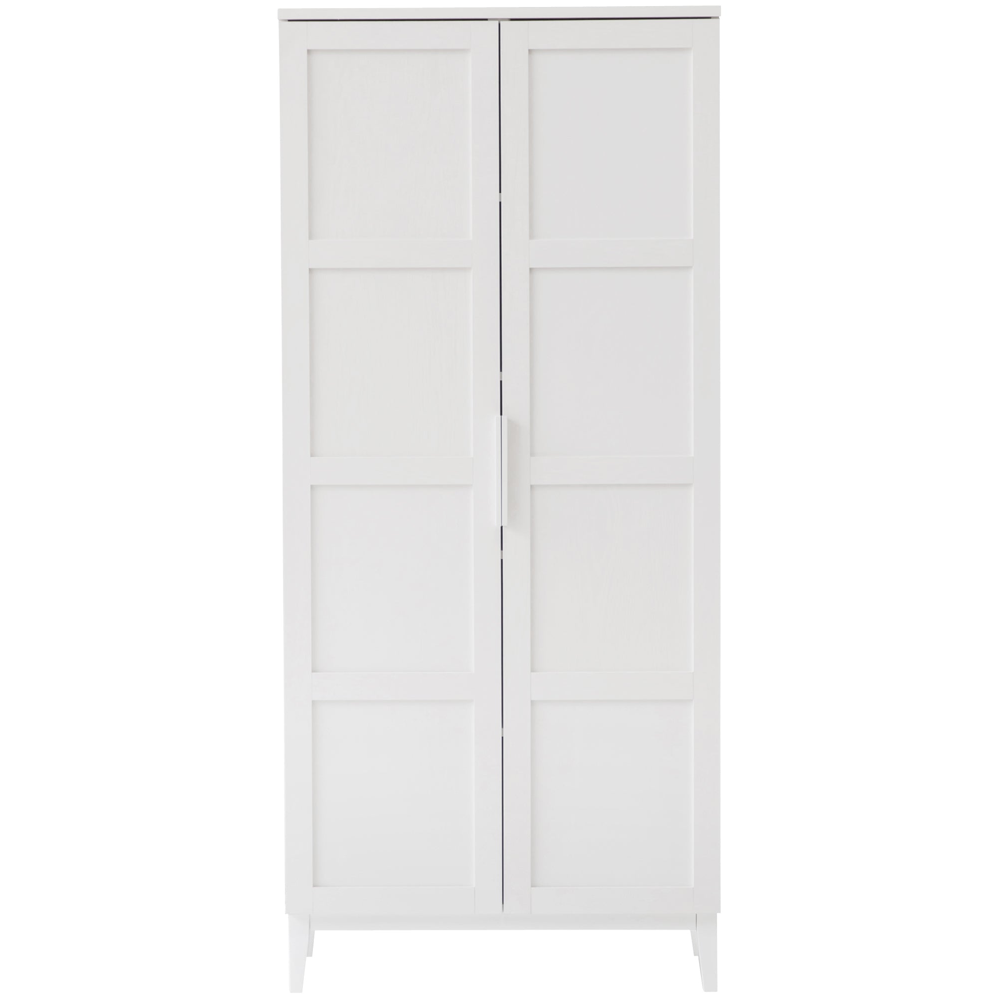 Tenley 5 Tier 2 Door Multipurpose Cupboard - White