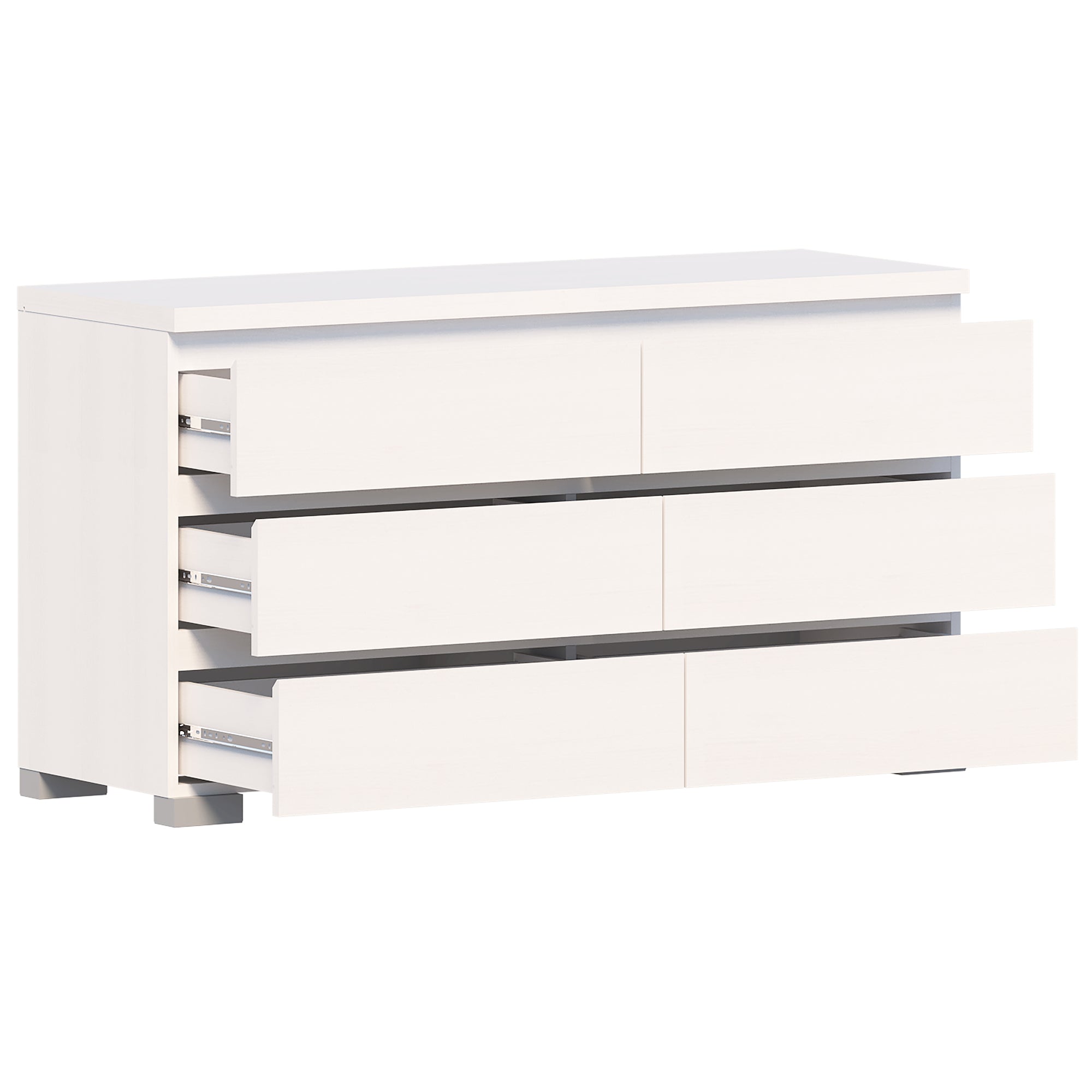 Elara Modern 6 Drawer Dresser: Stylish Storage for Your Bedroom
