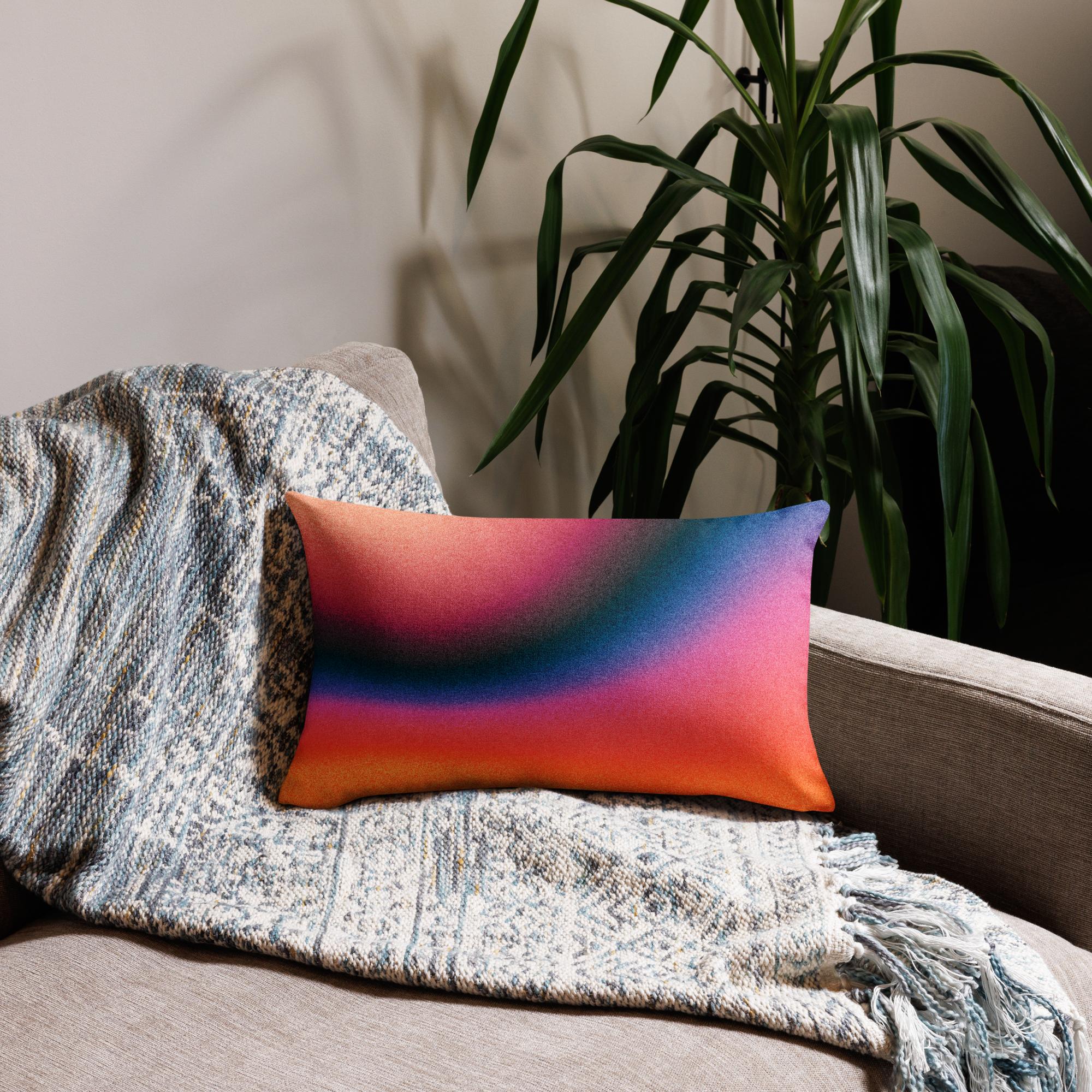 Colorful Dreams: Premium Polyester Pillow with Multicolor