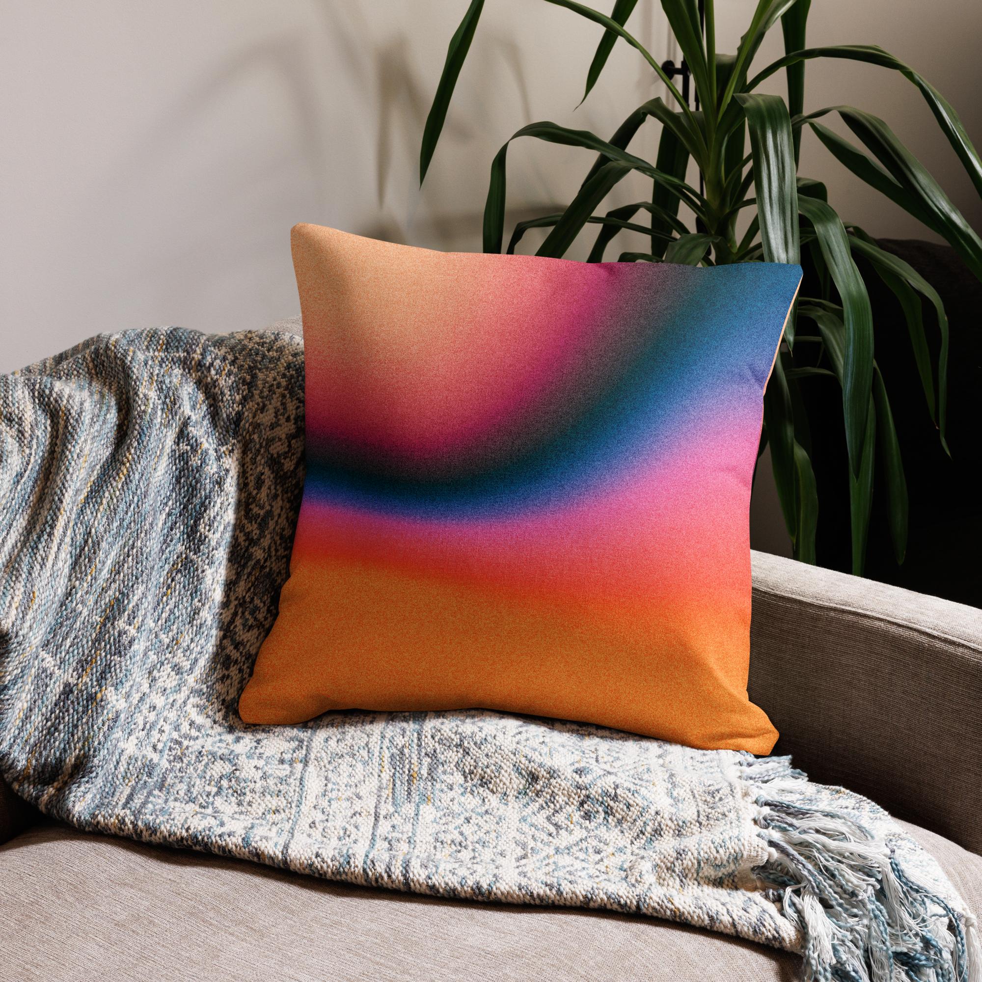 Colorful Dreams: Premium Polyester Pillow with Multicolor