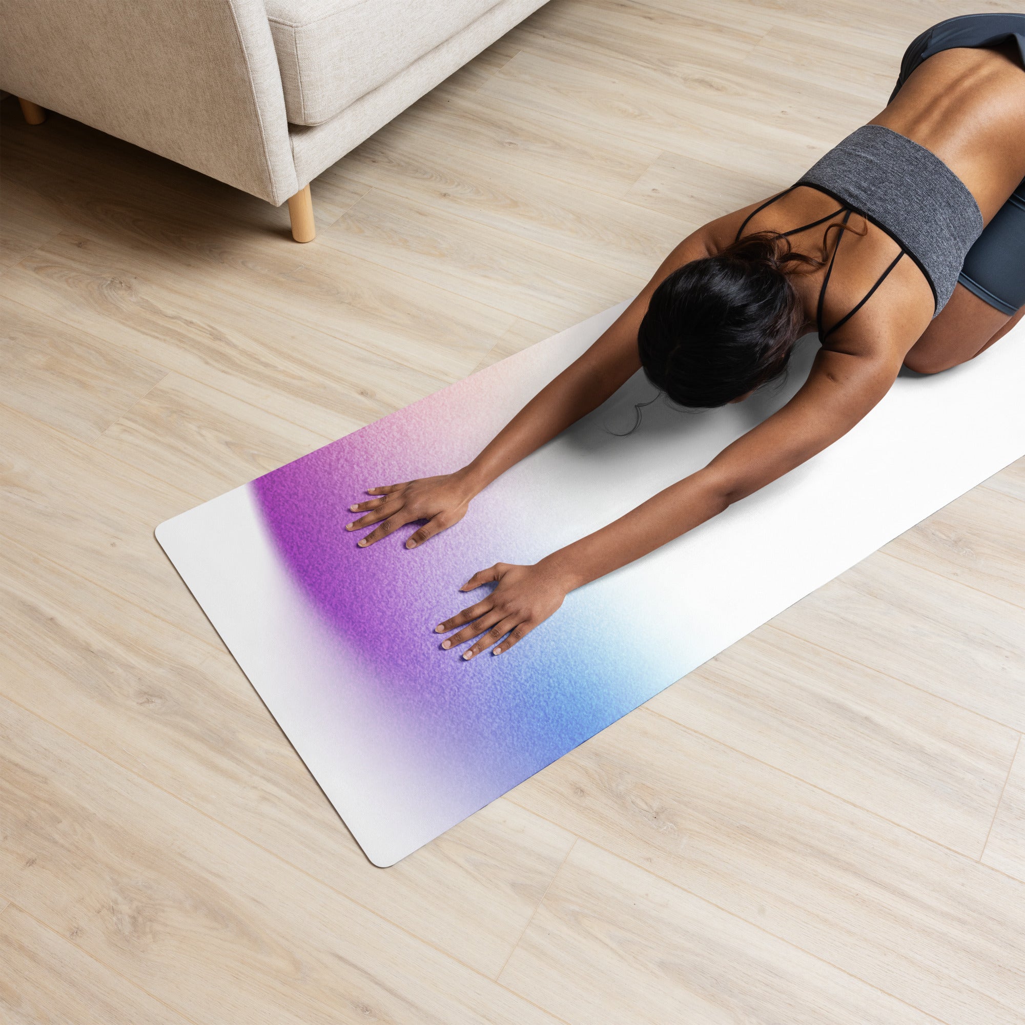 Color Splash Yoga mat