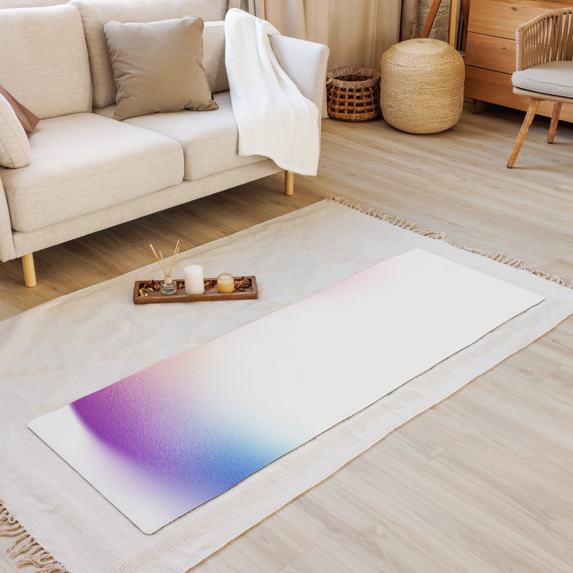 Color Splash Yoga mat