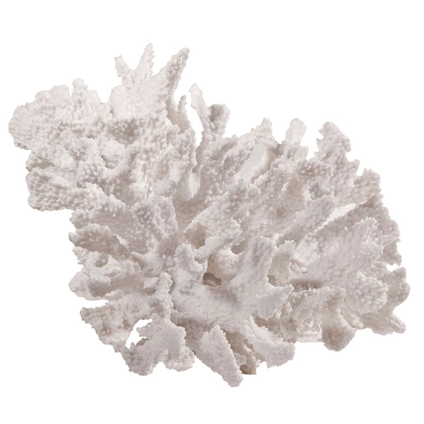White Finish Decorative Coral Sculptures