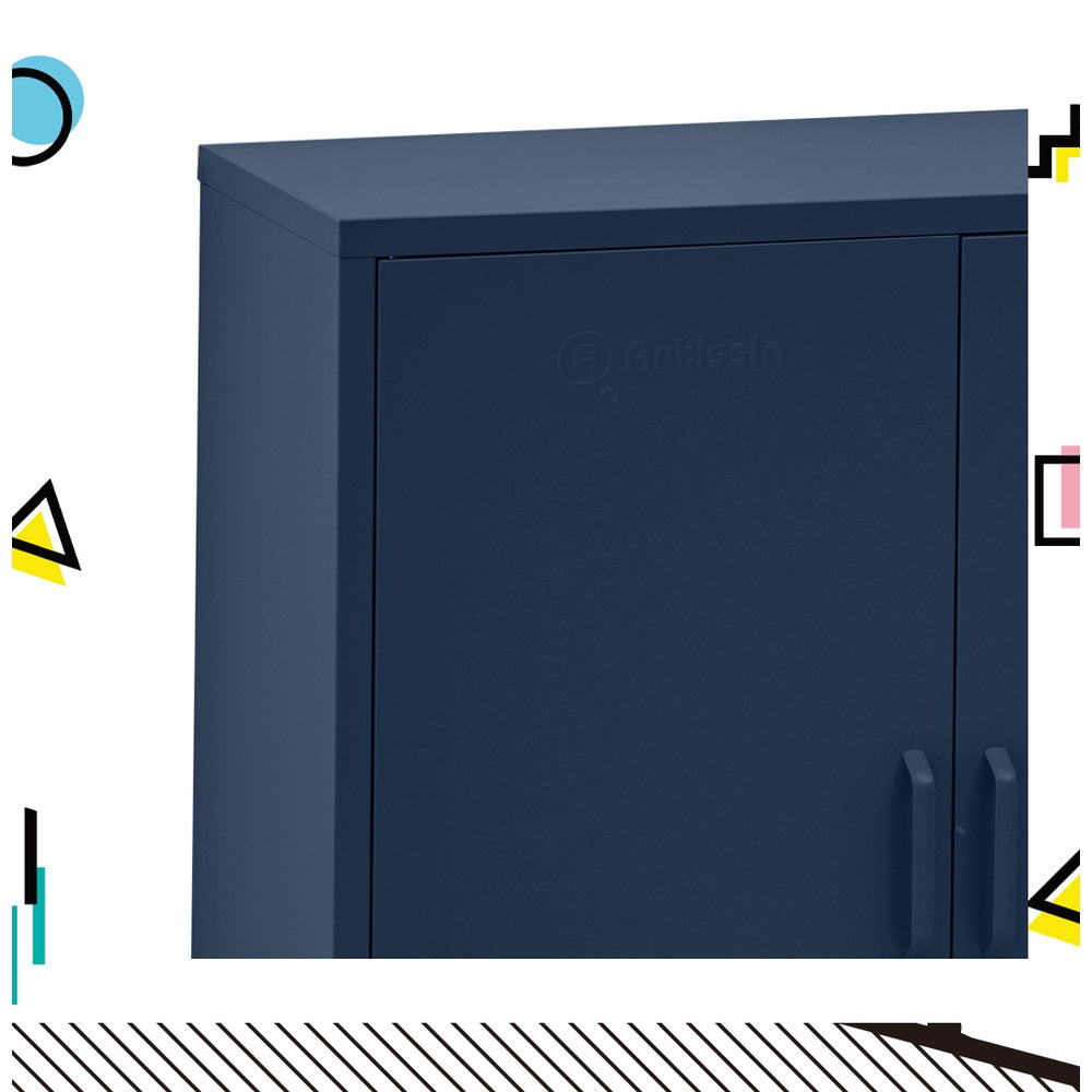 ArtissIn Sweetheart Blue Metal Storage Cabinet