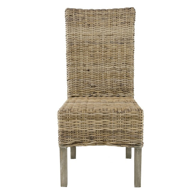 Versatile Rattan Algeria Chair in Chocolate - Perfect for Any Room in Your Home