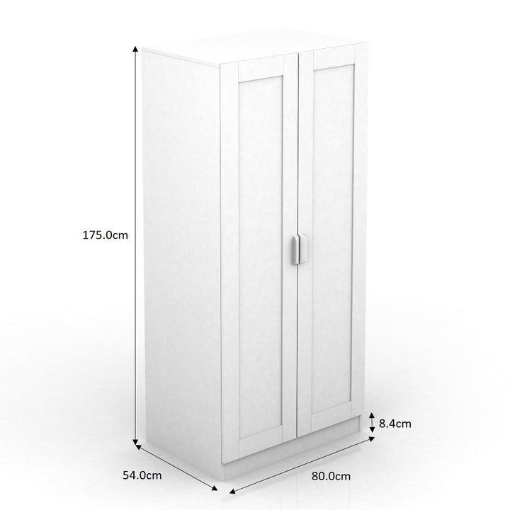 Bedroom Wardrobe - Ivory White