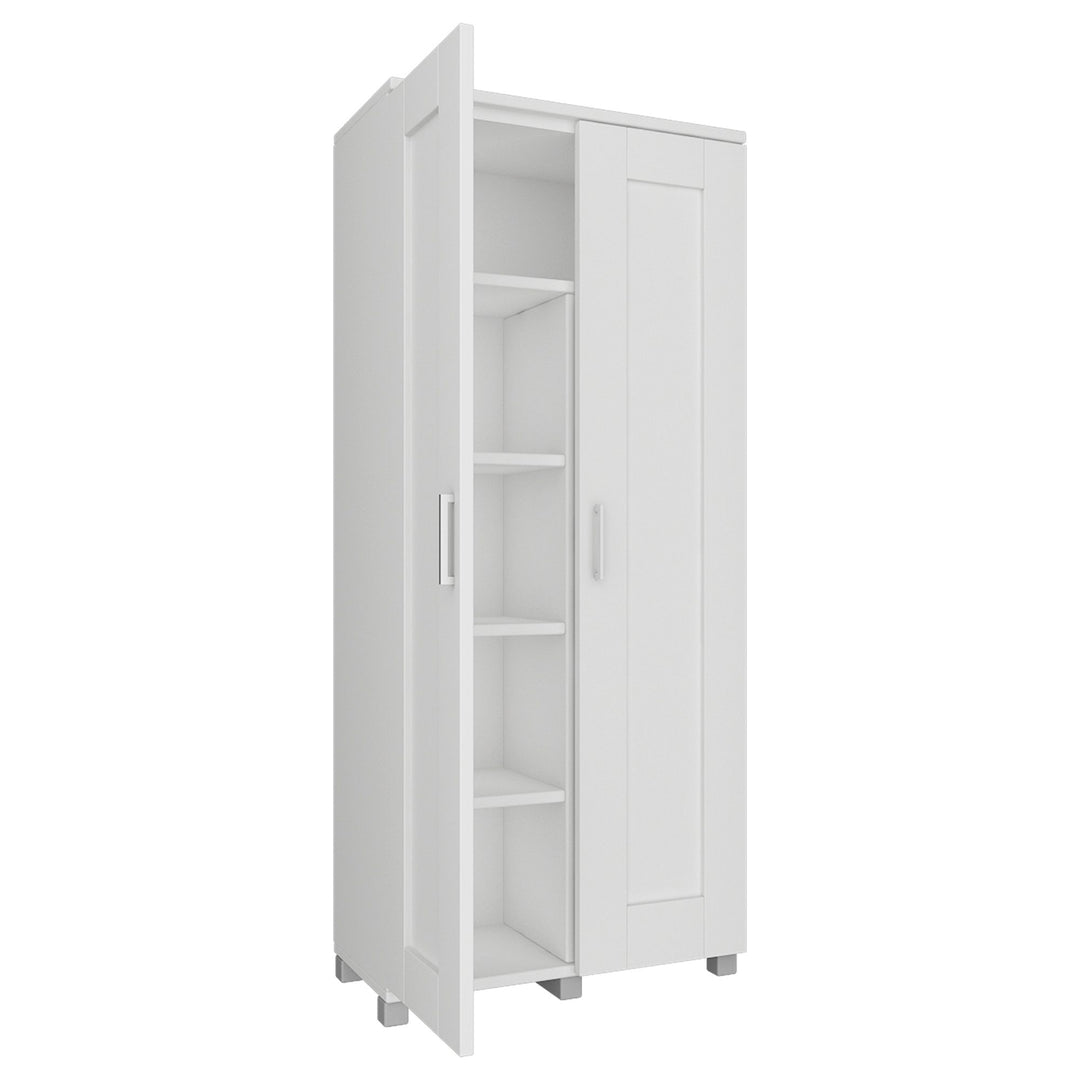 Left Door Open Showing Compartments 