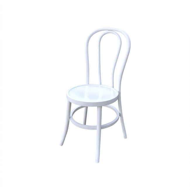 Bentwood Dining Chair White or Dark Brown