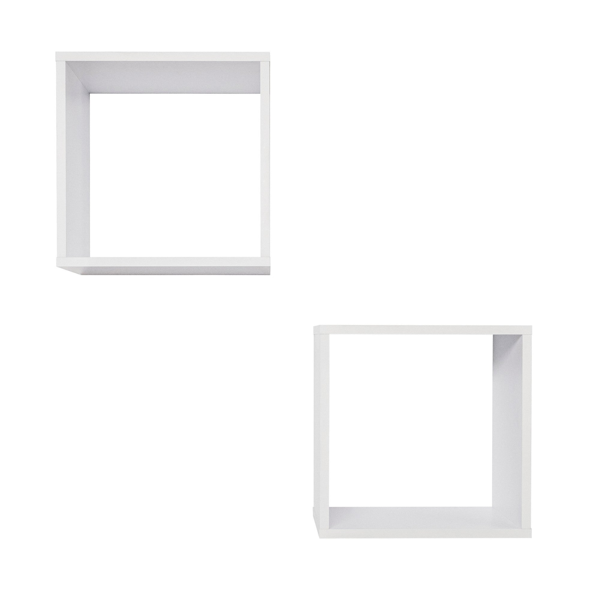Bergen Cube Twin Pack Wall Decorator Frame White