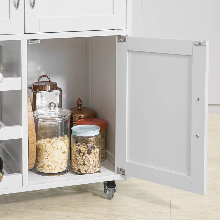 Kitchen Trolley with Wine Racks