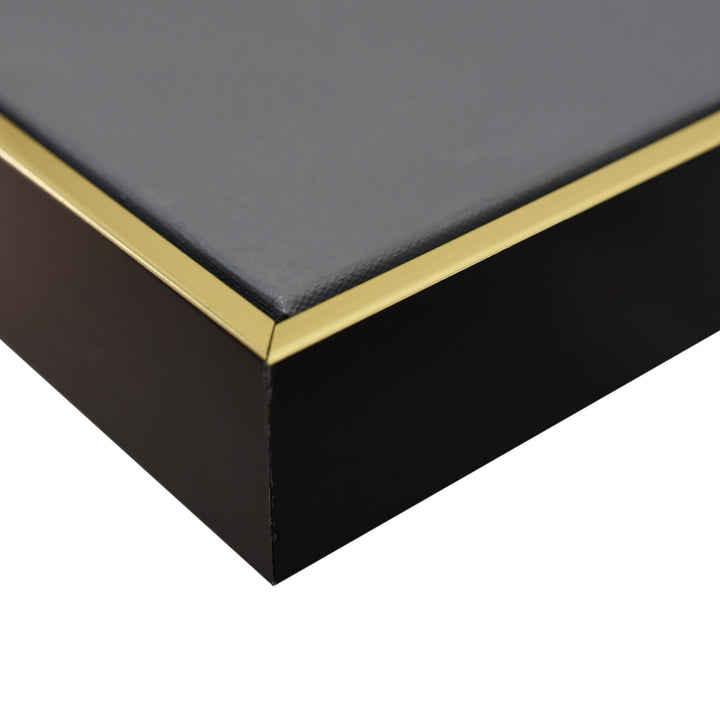 Golden Dichotomy Gold Framed Hand Painted Canvas Wall Art 60X90cm