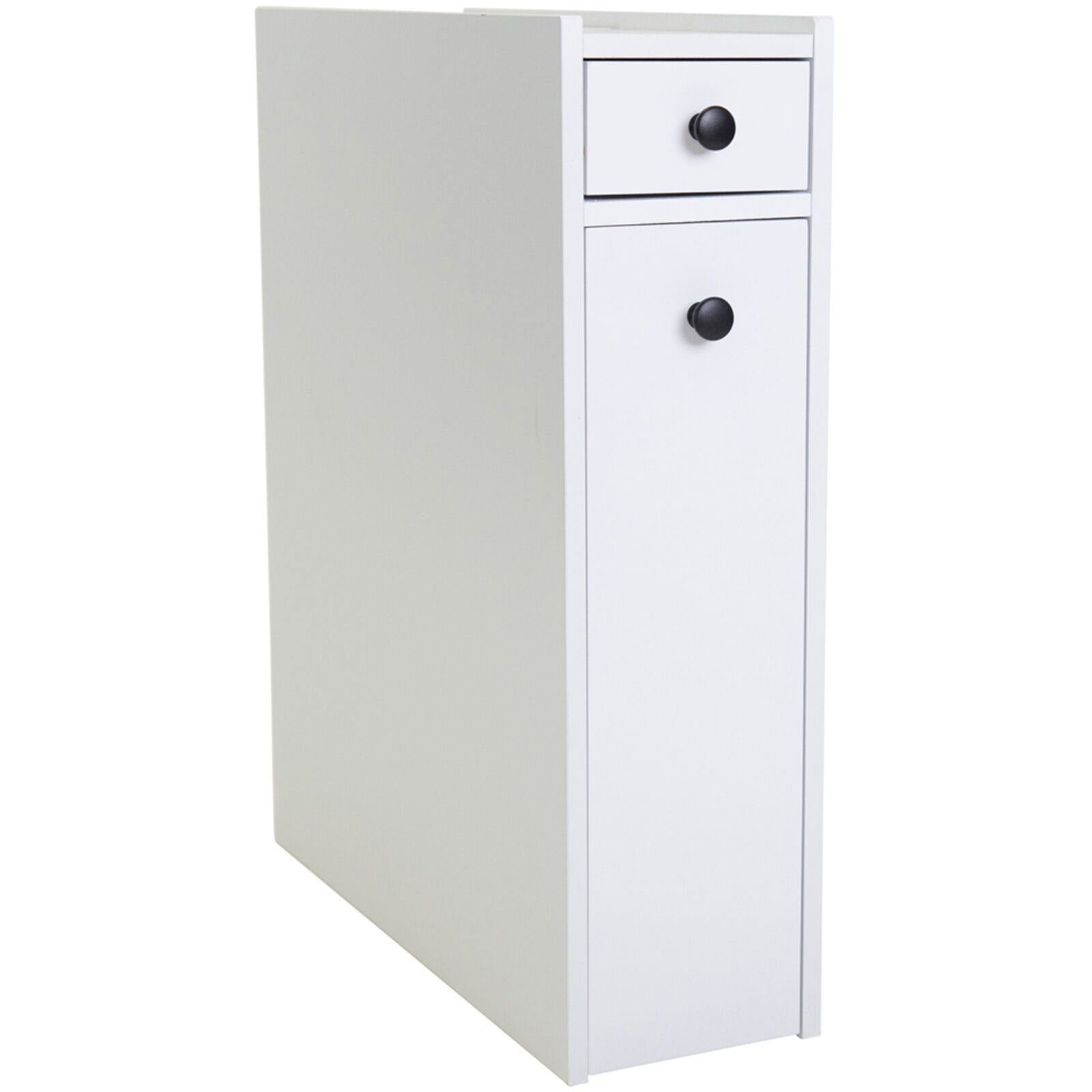 Bathroom Utility Storage Cabinet Caddy White