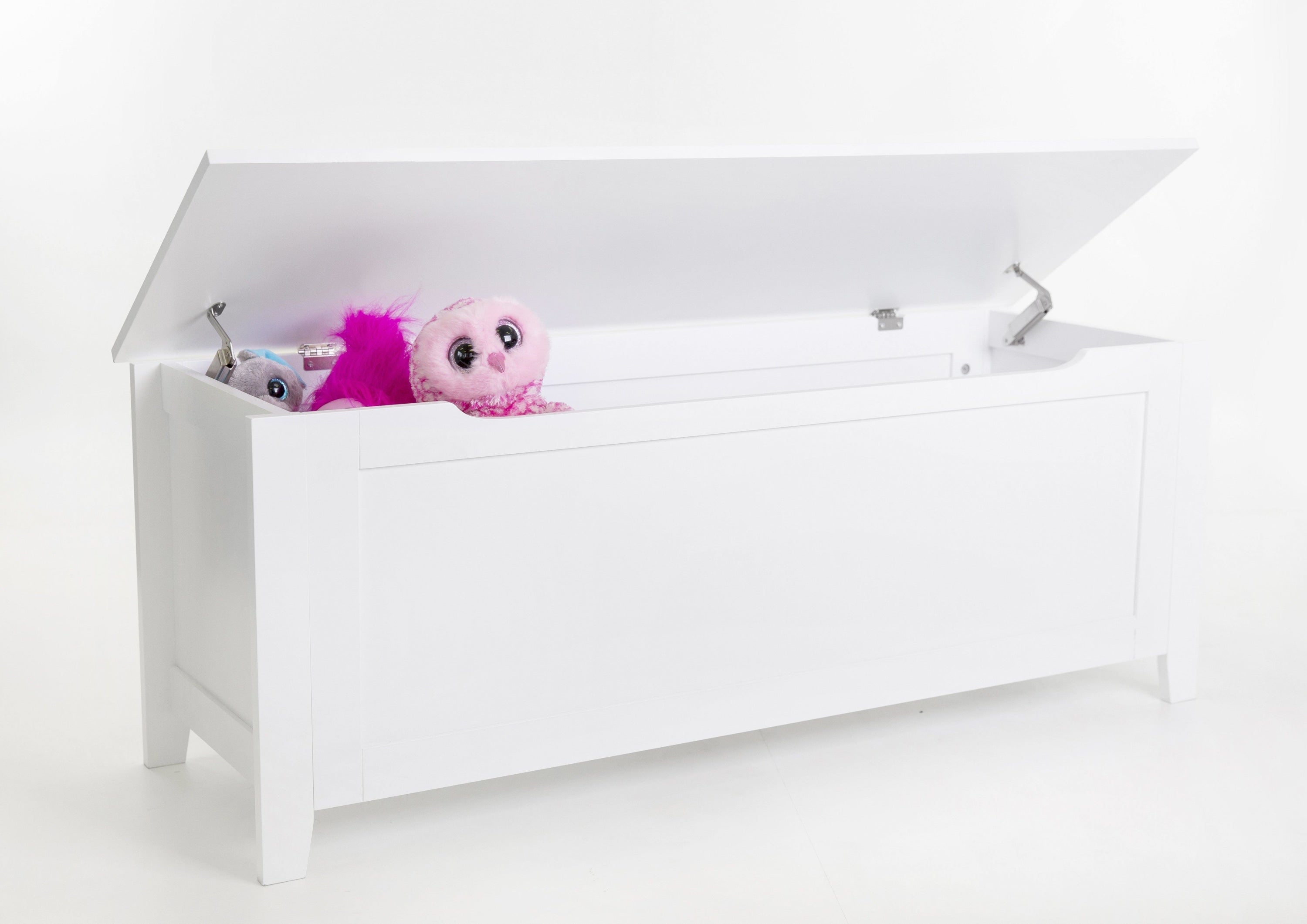 Marston White Multipurpose Bedroom Toy Storage Box - Kids