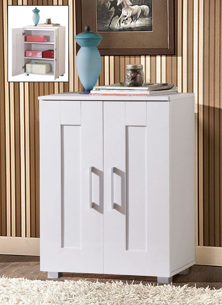 Montreal Cupboard 2 Door Low Floor Storage Multi Shelves 