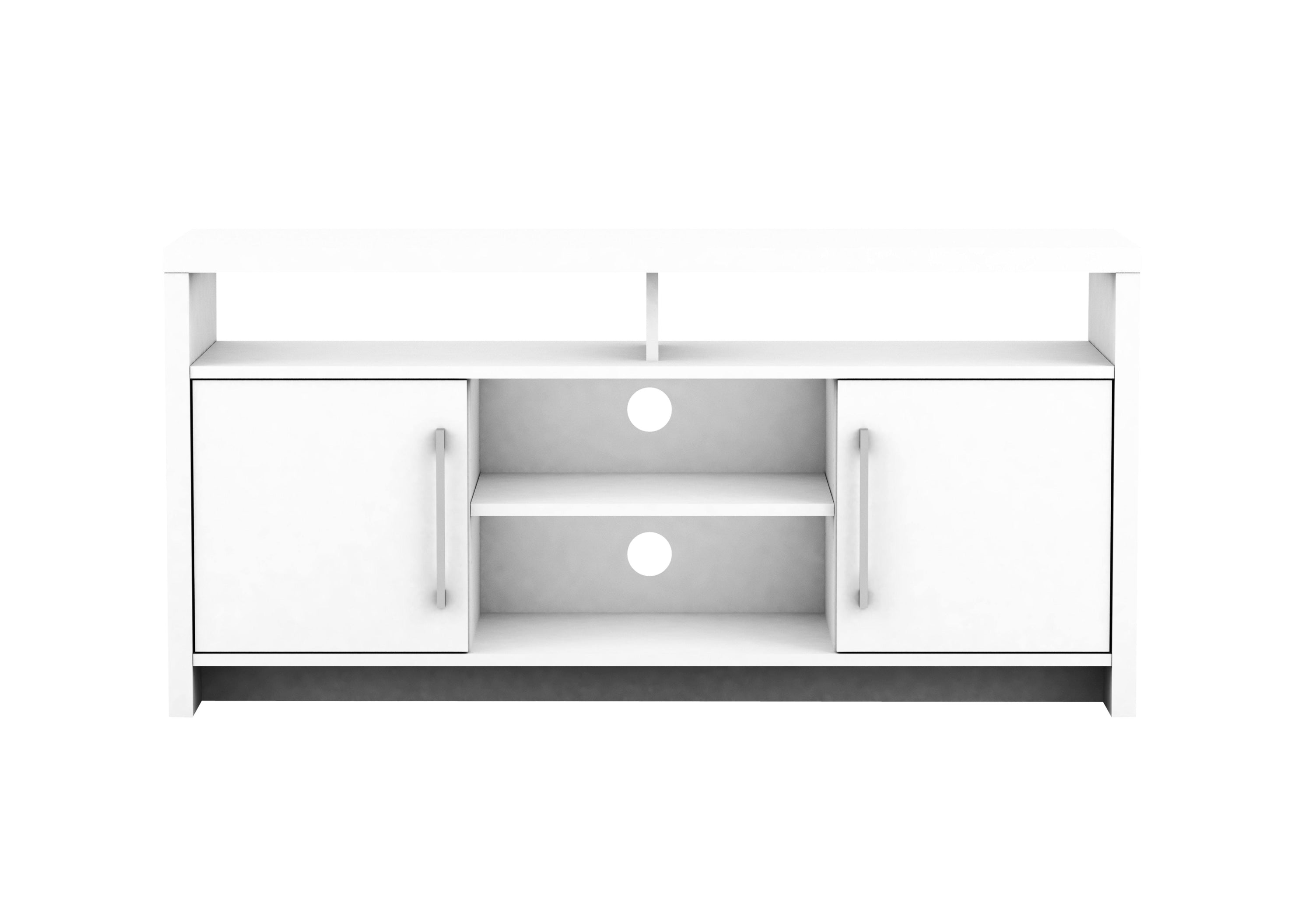 Tarin TV Entertainment Storage Unit Cabinet Stand White